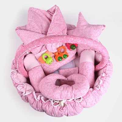 Baby Carry Nest 8PCs Set | Pink