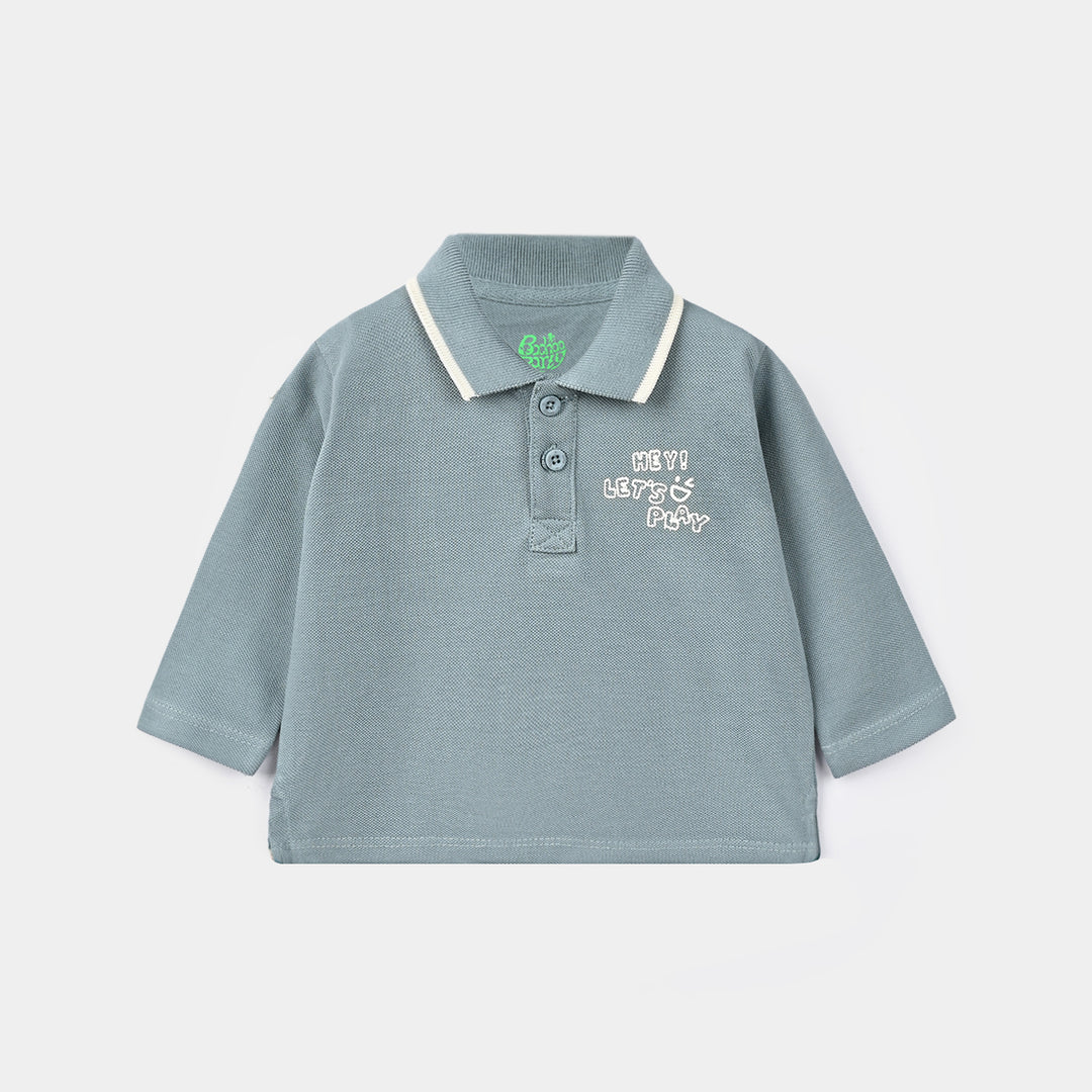 Infant Boys Cotton PK Polo F/S Let's Play