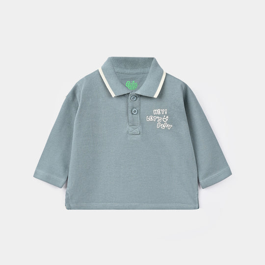 Infant Boys Cotton PK Polo F/S Let's Play