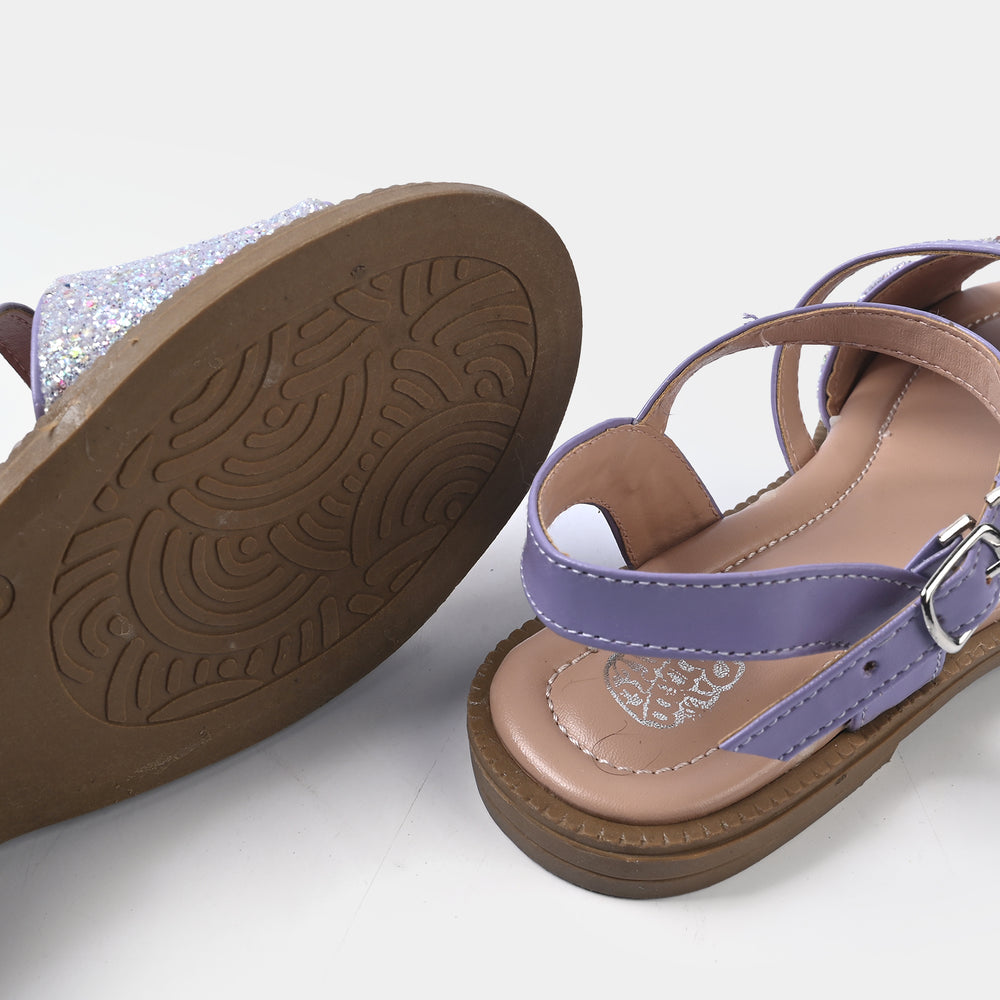 Girls Sandal 456-132-PURPLE