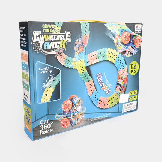 Glow in the Dark Changeable Track Play Set