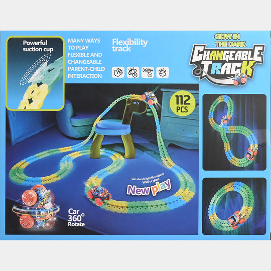 Glow in the Dark Changeable Track Play Set