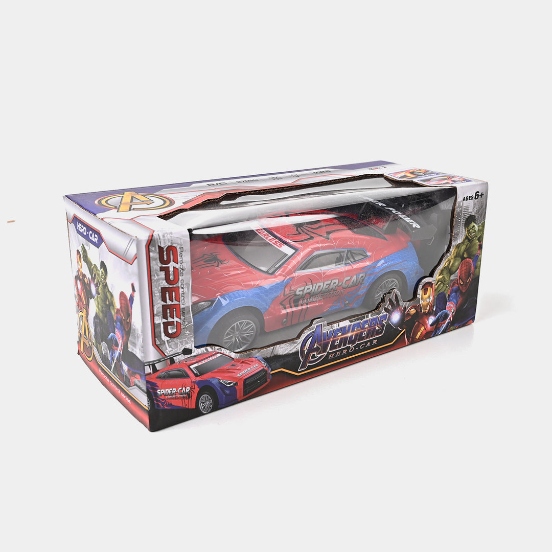 Remote Control Super Hero Car With Light Toy For Kids