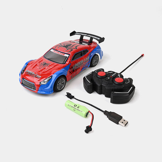 Remote Control Super Hero Car With Light Toy For Kids