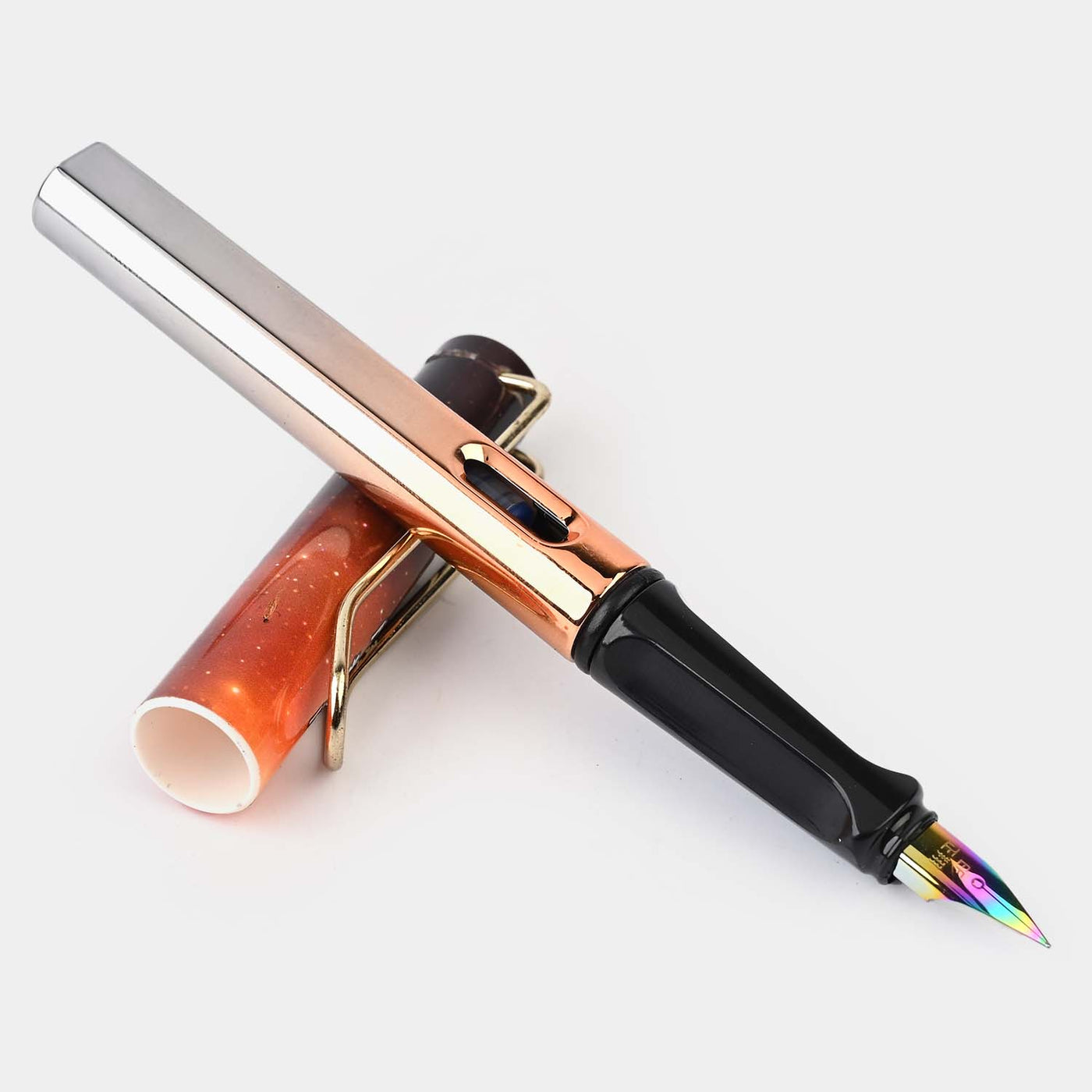 Stylish Fountain Ink Pen With Plastic Case