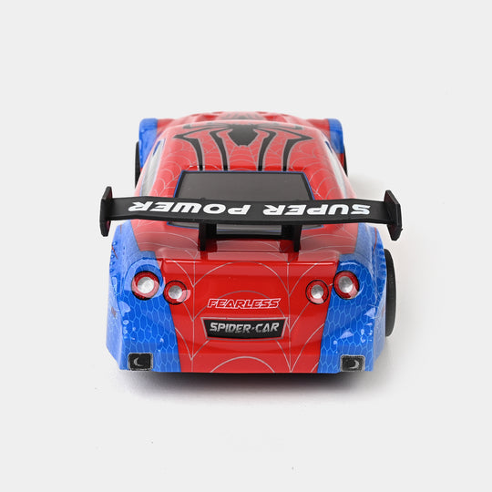 Remote Control Super Hero Car With Light Toy For Kids