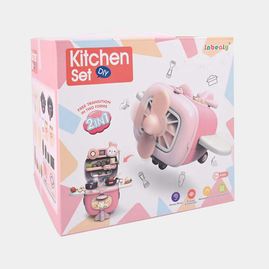 2 in 1 Kitchen Play Set for Kids