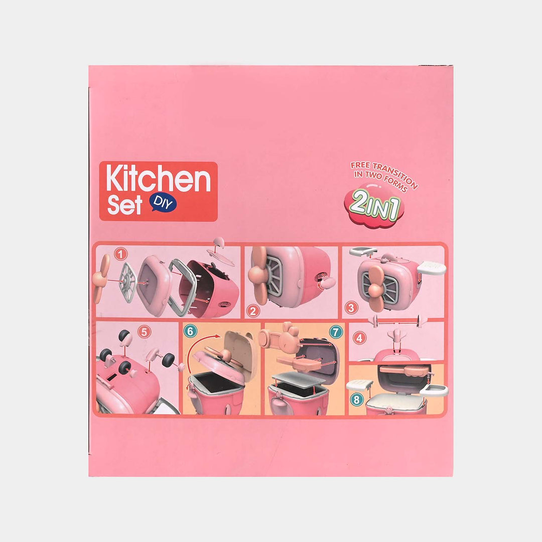 2 in 1 Kitchen Play Set for Kids