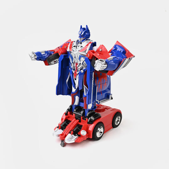 TRANSFORMER REMOTE CONTROL CAR WITH LIGHT & MUSIC