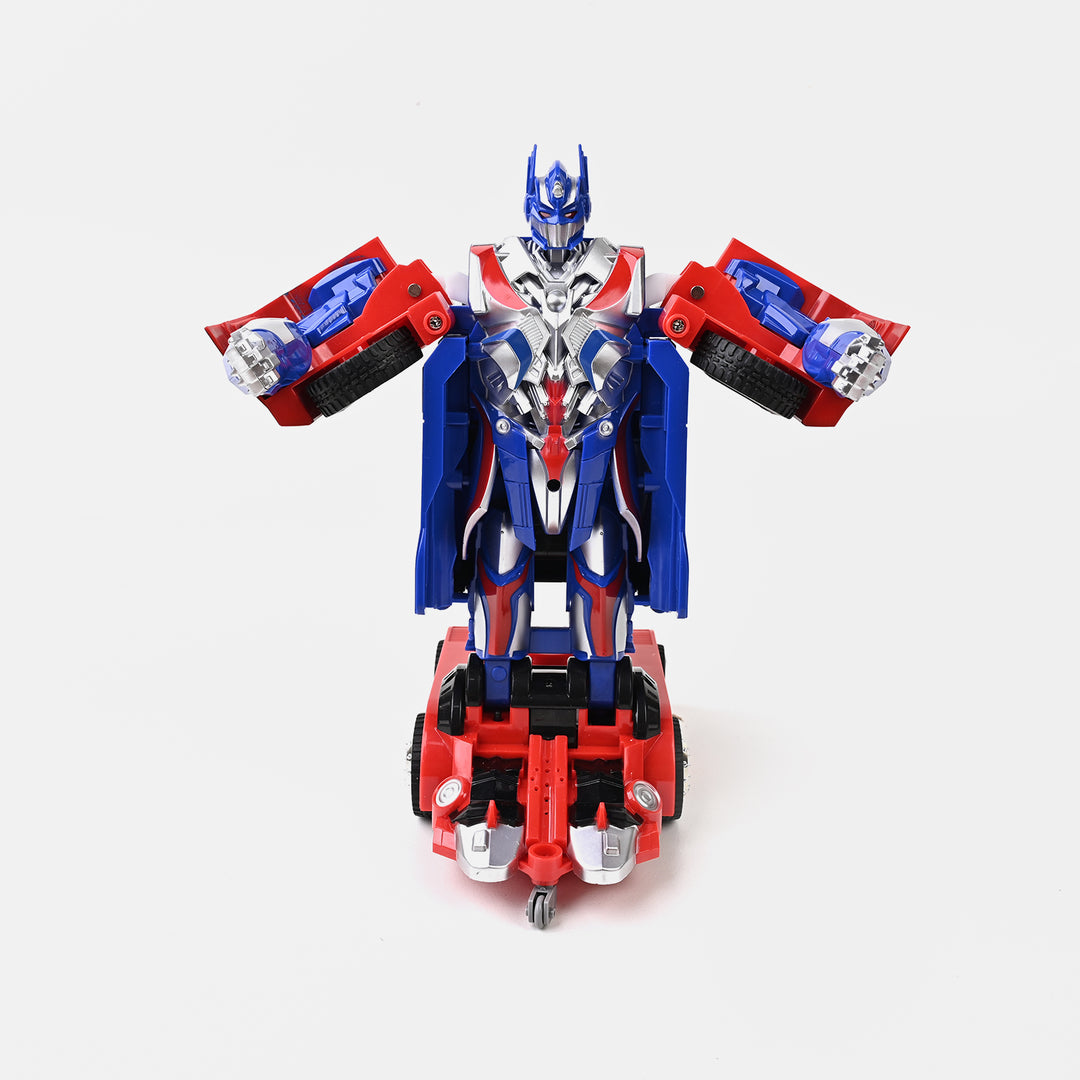 TRANSFORMER REMOTE CONTROL CAR WITH LIGHT & MUSIC