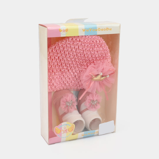 Baby Cap/Hat + Socks Set