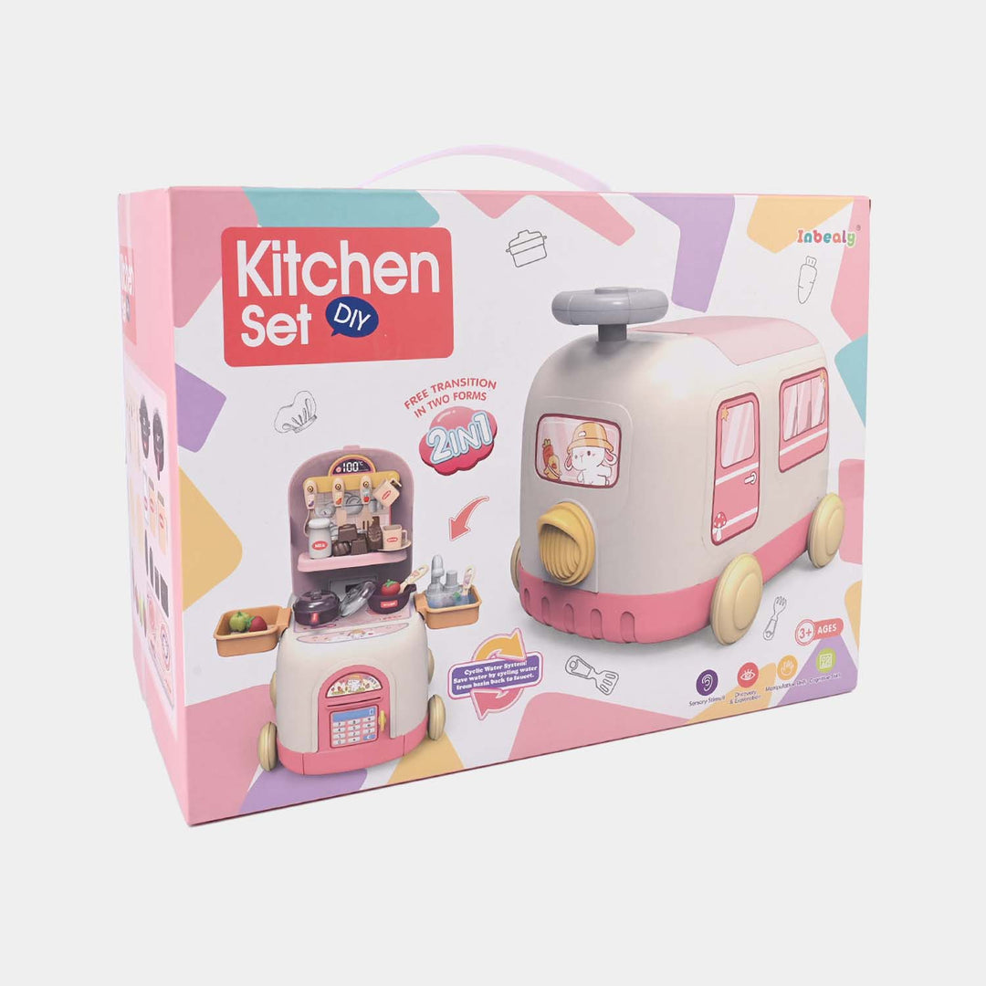 2 in 1 Kitchen Play Set for Kids