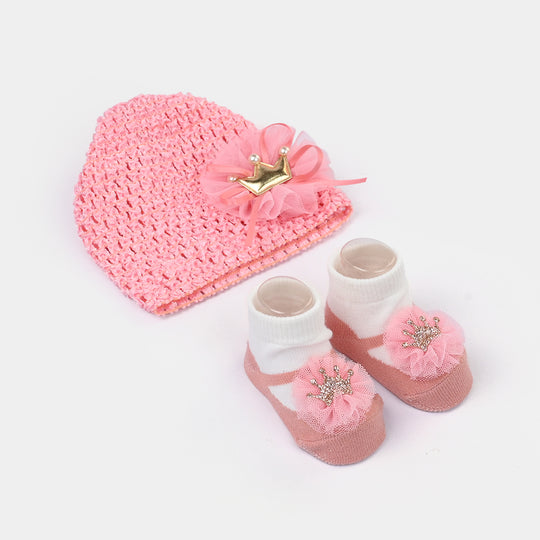 Baby Cap/Hat + Socks Set