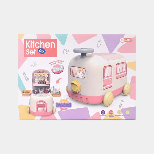 2 in 1 Kitchen Play Set for Kids