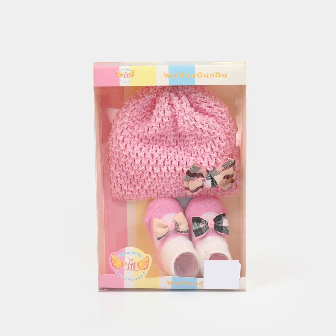 Baby Cap/Hat + Socks Set