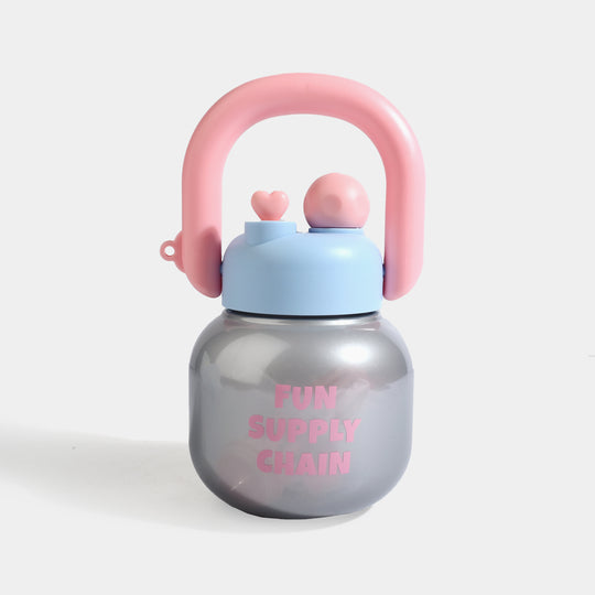 DRINKING STRAW CUP WATER BOTTLE | SH2700 - PINK