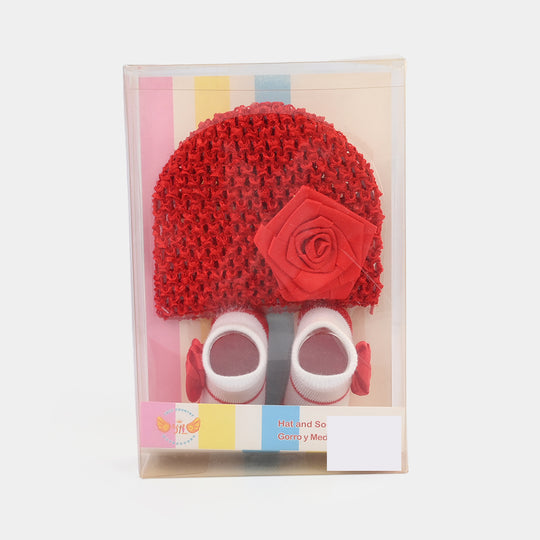 Baby Cap/Hat + Socks Set