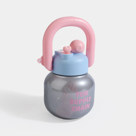 DRINKING STRAW CUP WATER BOTTLE | SH2700 - PINK