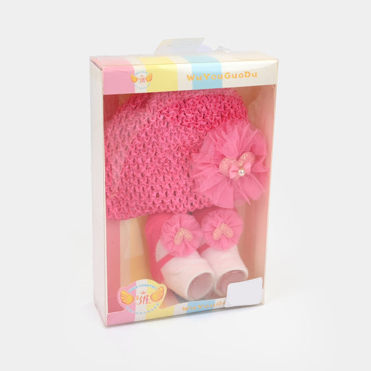 Baby Cap/Hat + Socks Set
