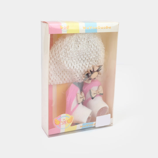 Baby Cap/Hat + Socks Set