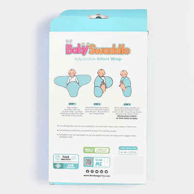 Baby Swaddle With Cap & Mittens Set