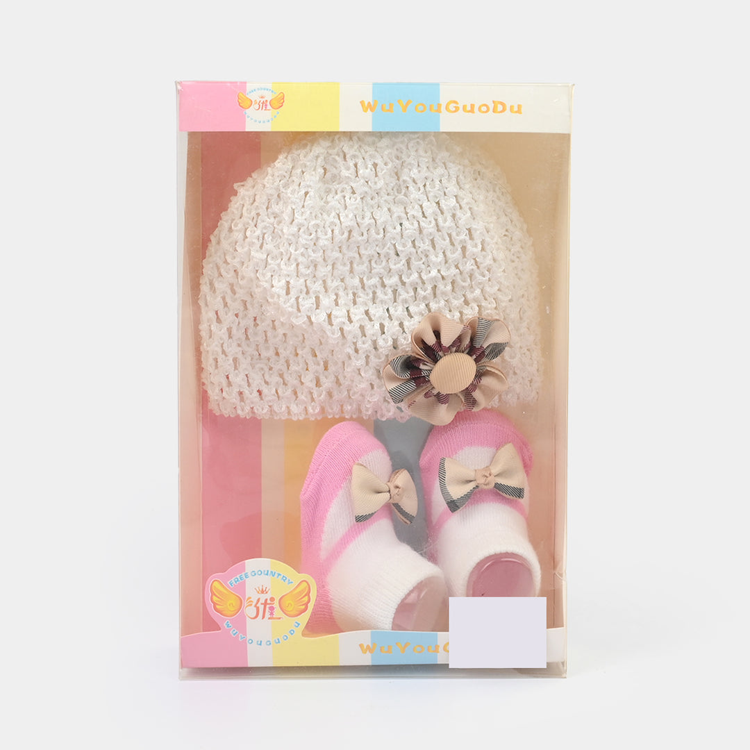 Baby Cap/Hat + Socks Set
