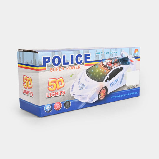 Police Car With 5D Light
