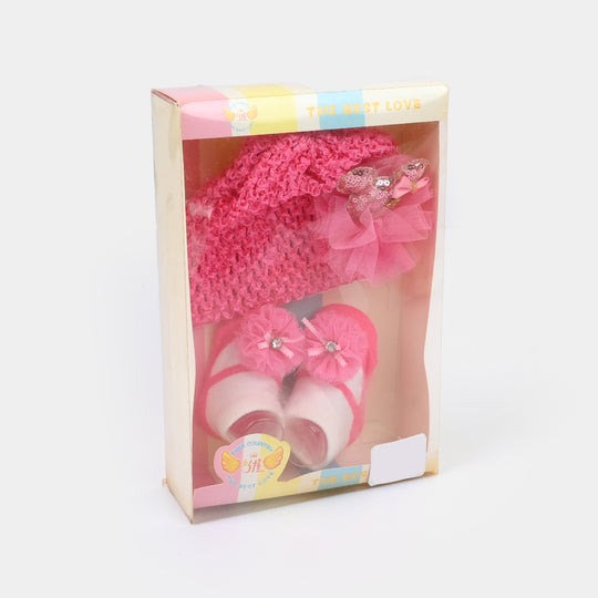 Baby Cap/Hat + Socks Set