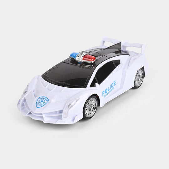 Police Car With 5D Light