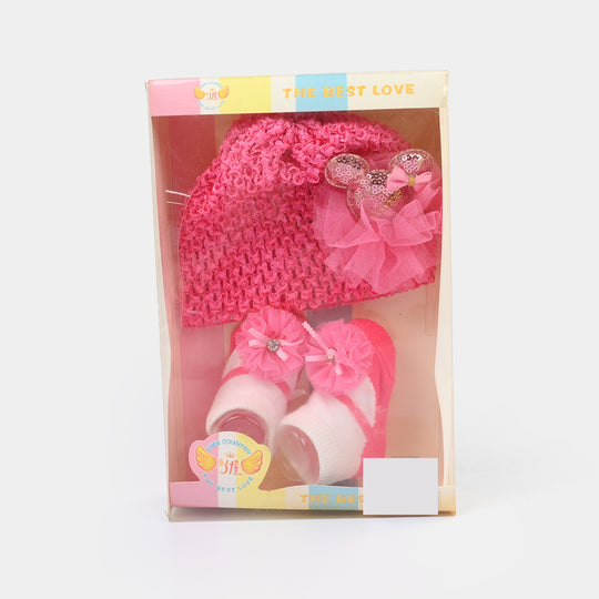 Baby Cap/Hat + Socks Set