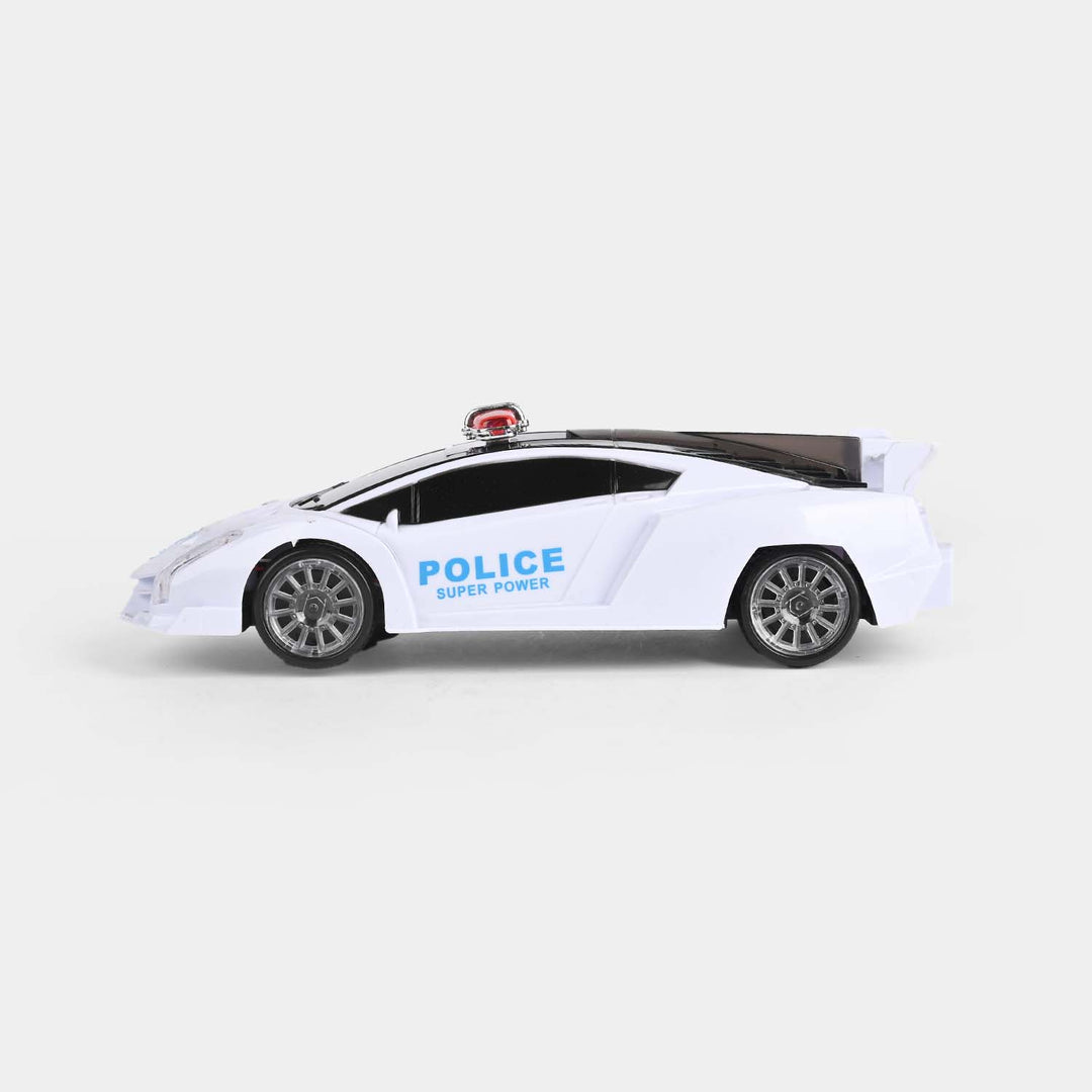 Police Car With 5D Light