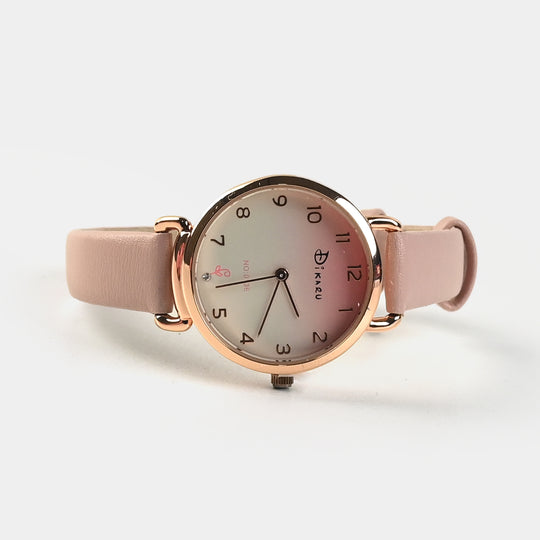 Elegant Analog Wristwatch For Girls