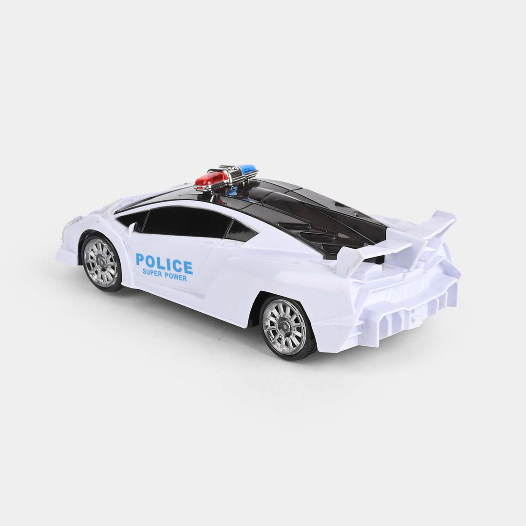 Police Car With 5D Light