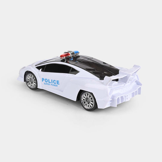 Police Car With 5D Light
