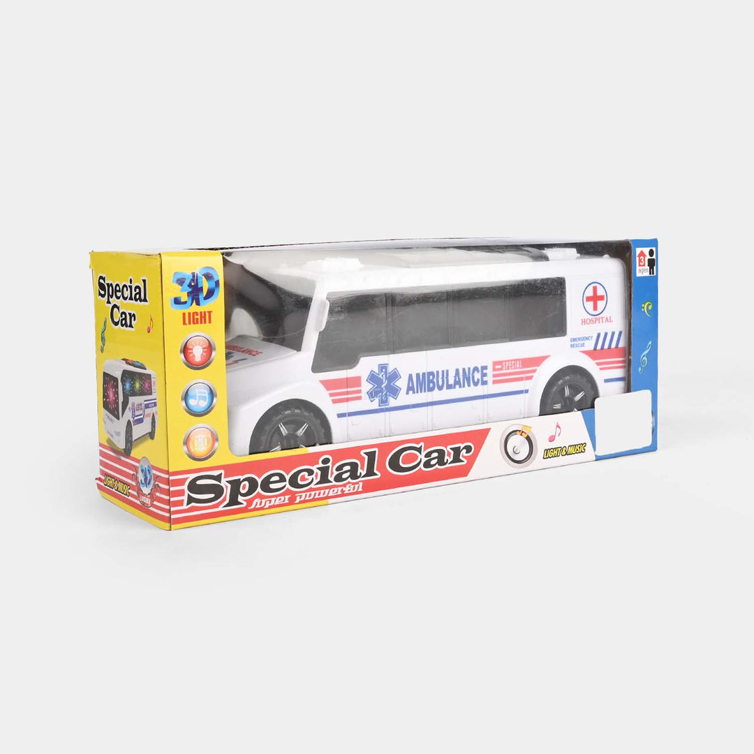 Universal Electric Ambulance Toy Sound and Light Car