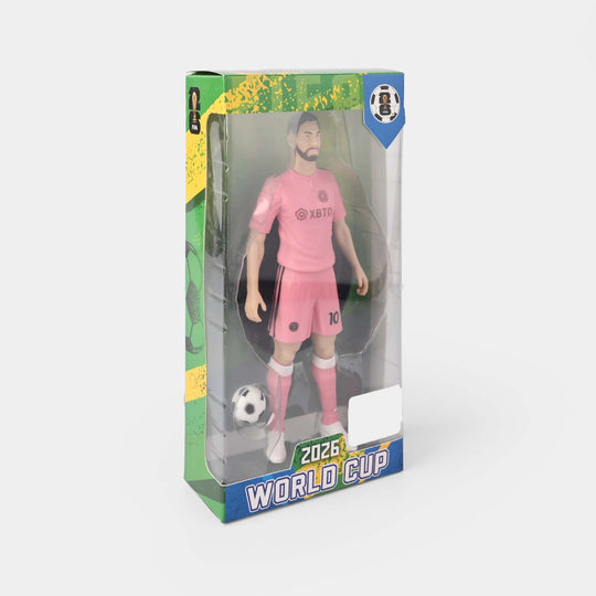 World Cup Football Player Action Figure– With Ball