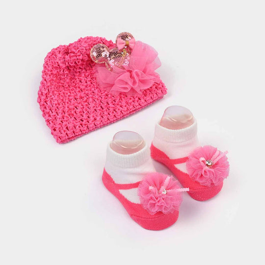 Baby Cap/Hat + Socks Set
