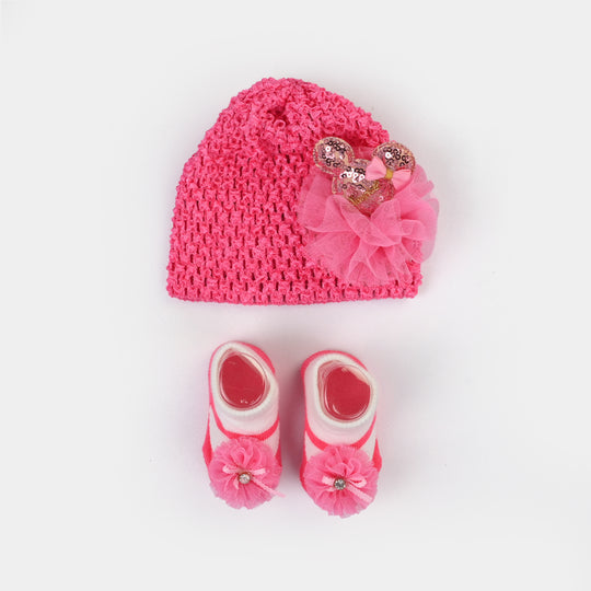 Baby Cap/Hat + Socks Set