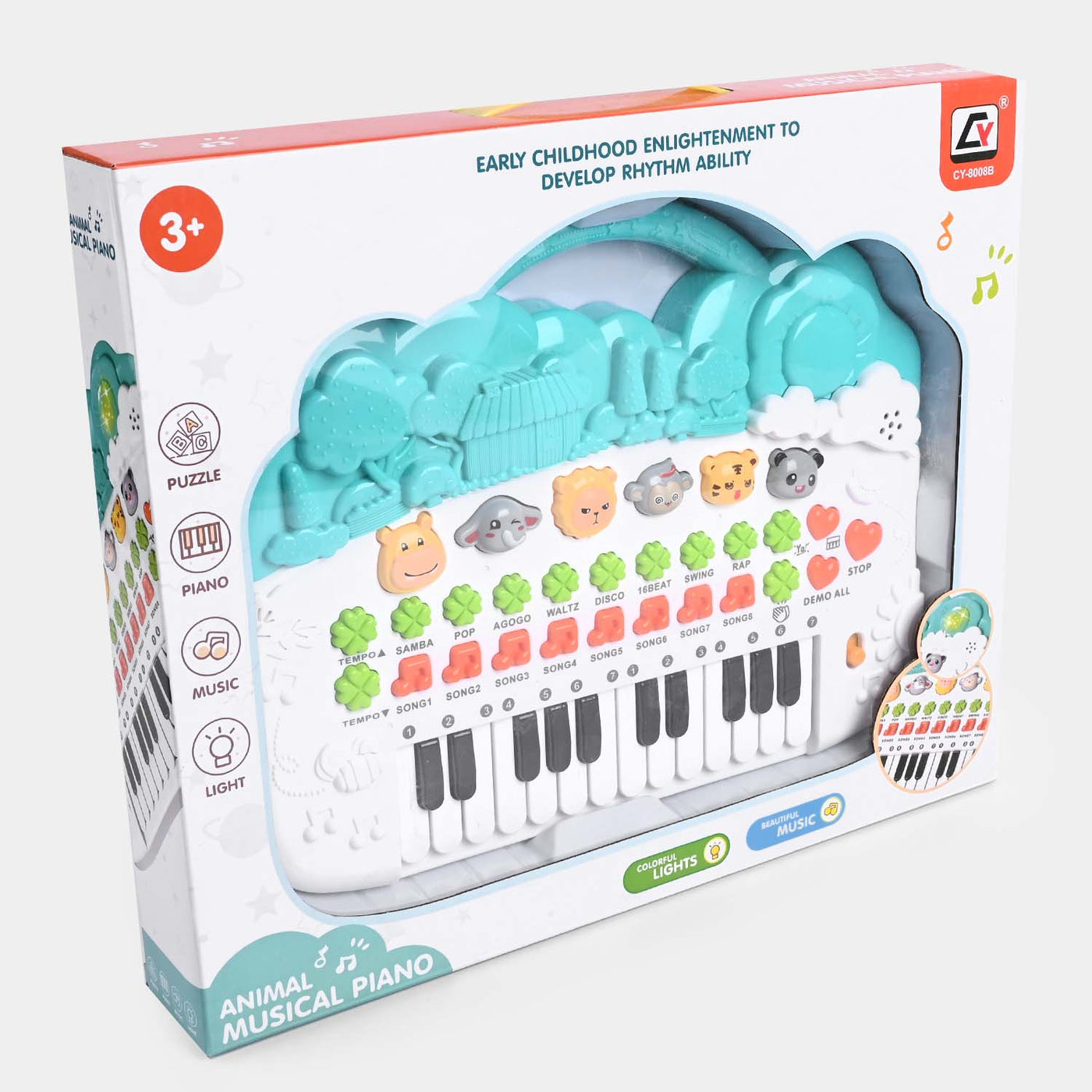 Electronic Interactive Piano with Animal Sounds