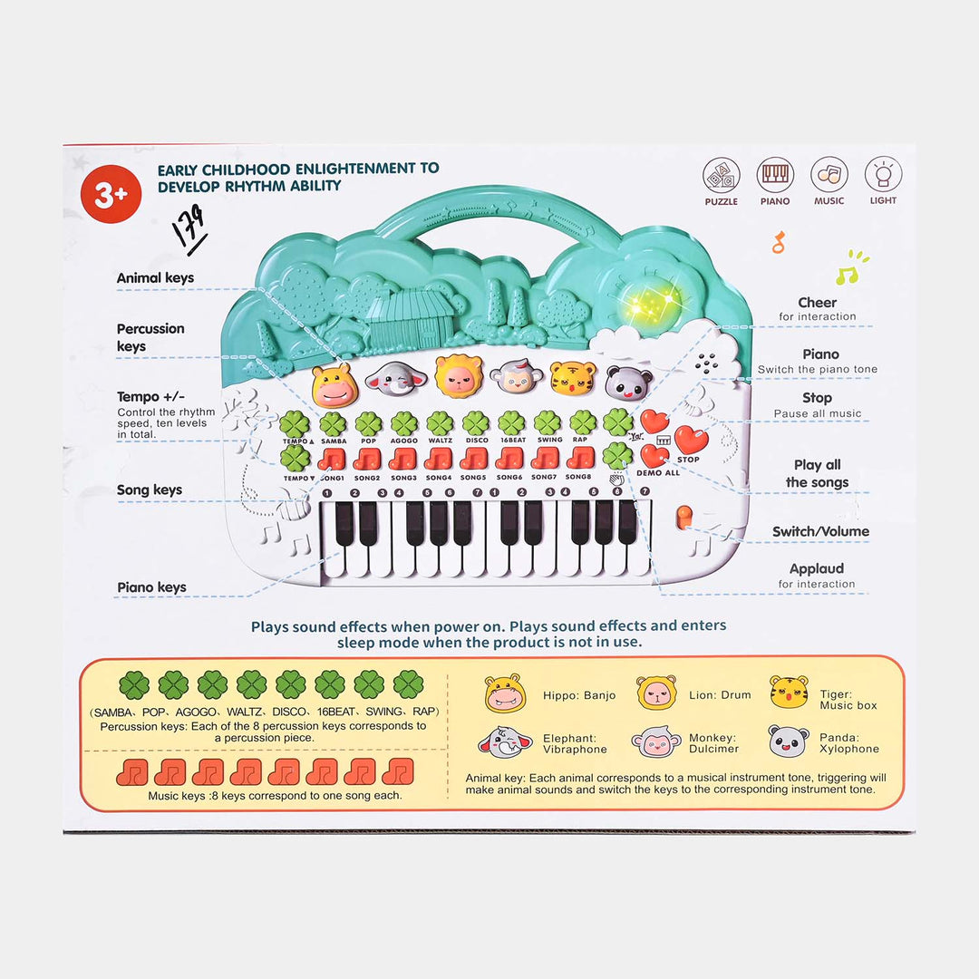 Electronic Interactive Piano with Animal Sounds