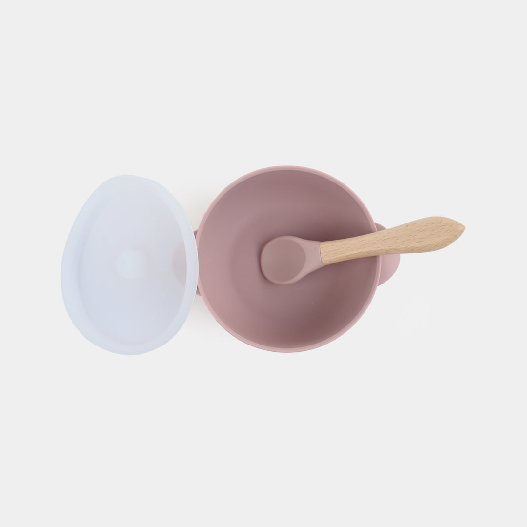 Silicone Bowl & Spoon Feeding Set