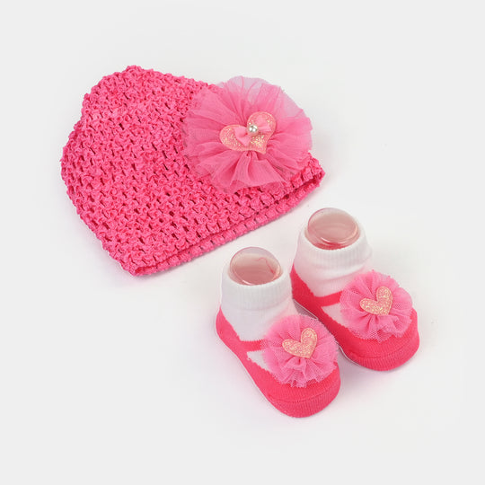 Baby Cap/Hat + Socks Set