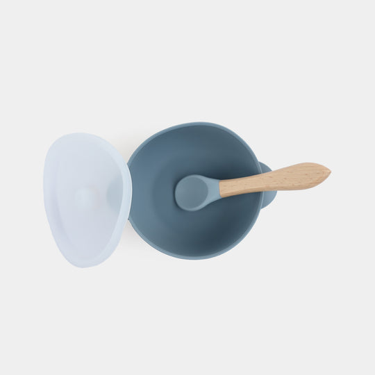 Silicone Bowl & Spoon Feeding Set