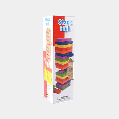 Jenga Game with Wooden Blocks, Stacking Tower Game | 54PCS