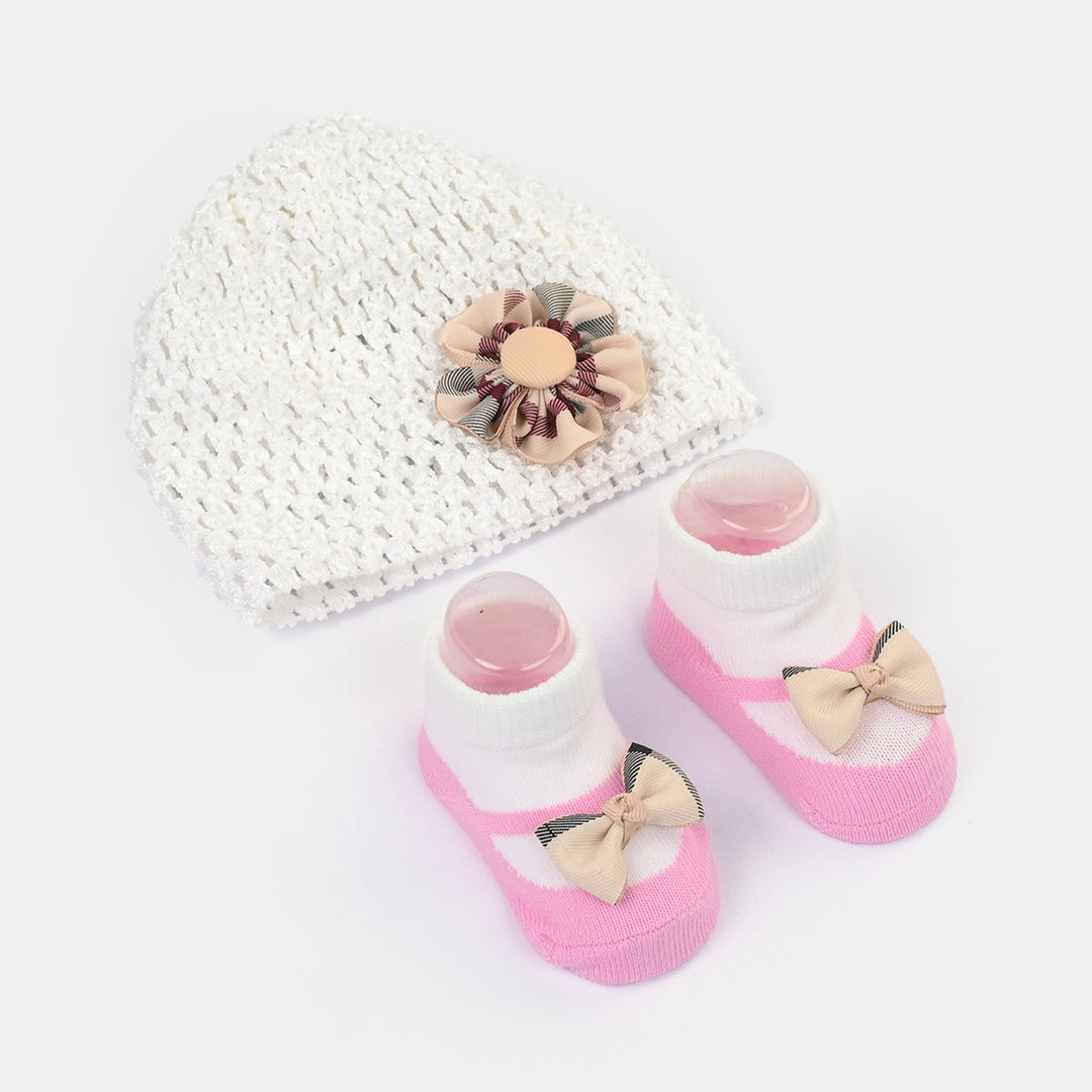 Baby Cap/Hat + Socks Set