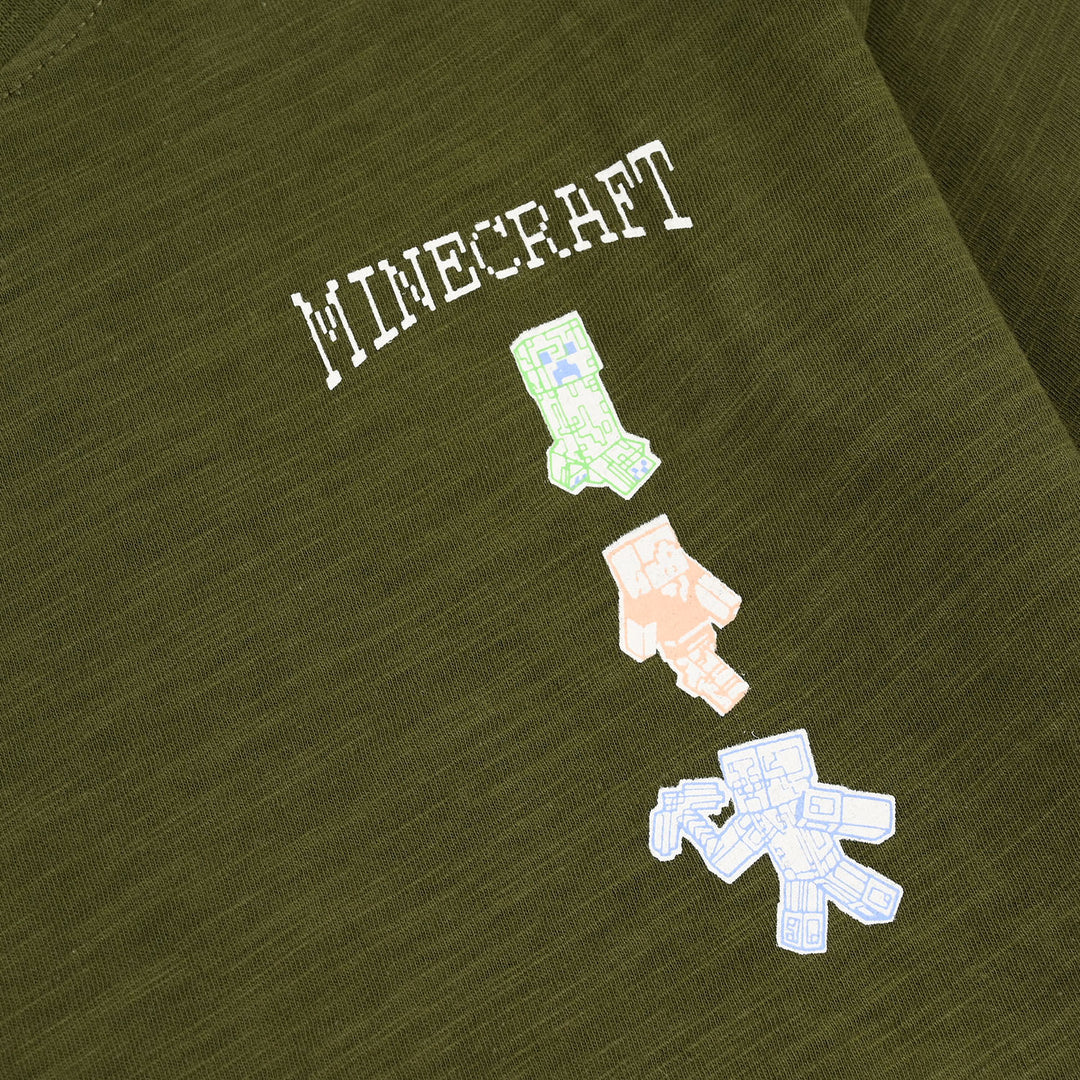 Boys Slub Jersey T-Shirt- Chive Green