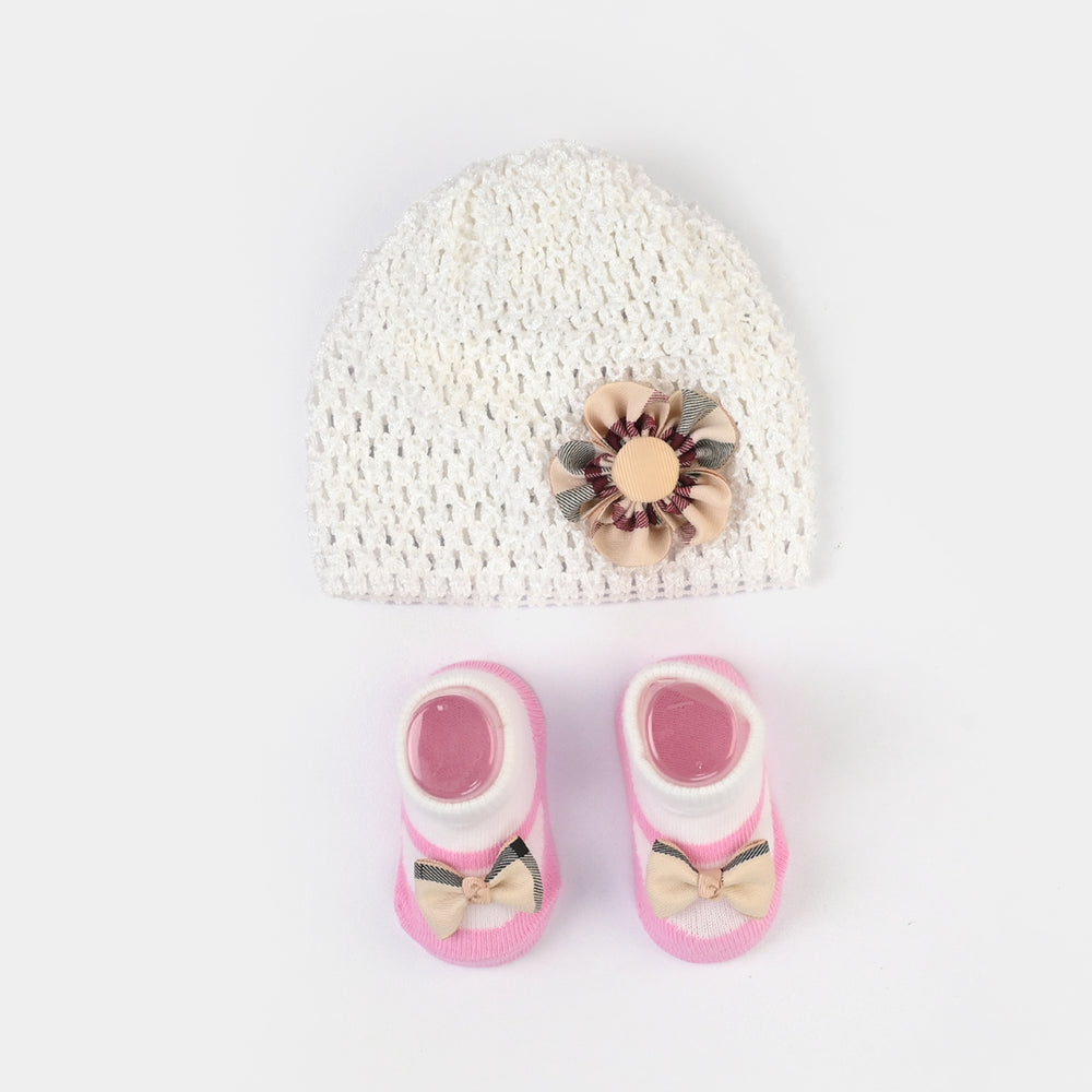 Baby Cap/Hat + Socks Set