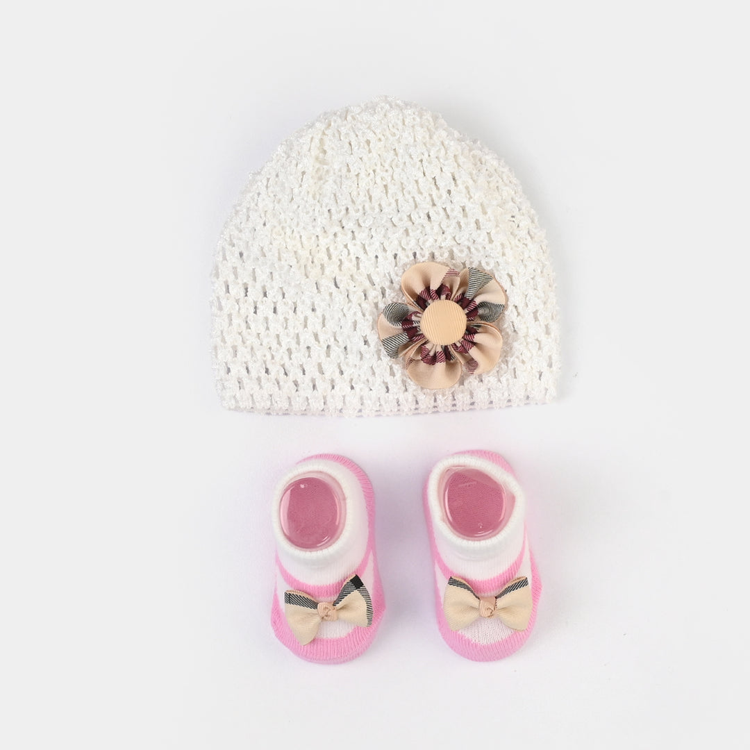 Baby Cap/Hat + Socks Set