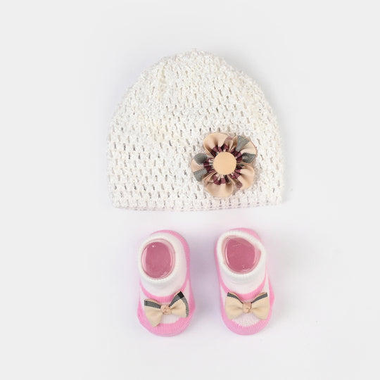 Baby Cap/Hat + Socks Set