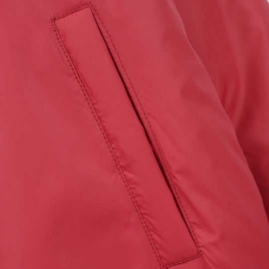 Teens Girls Puffer Jacket Aesthetic Club-Red.Dahlia